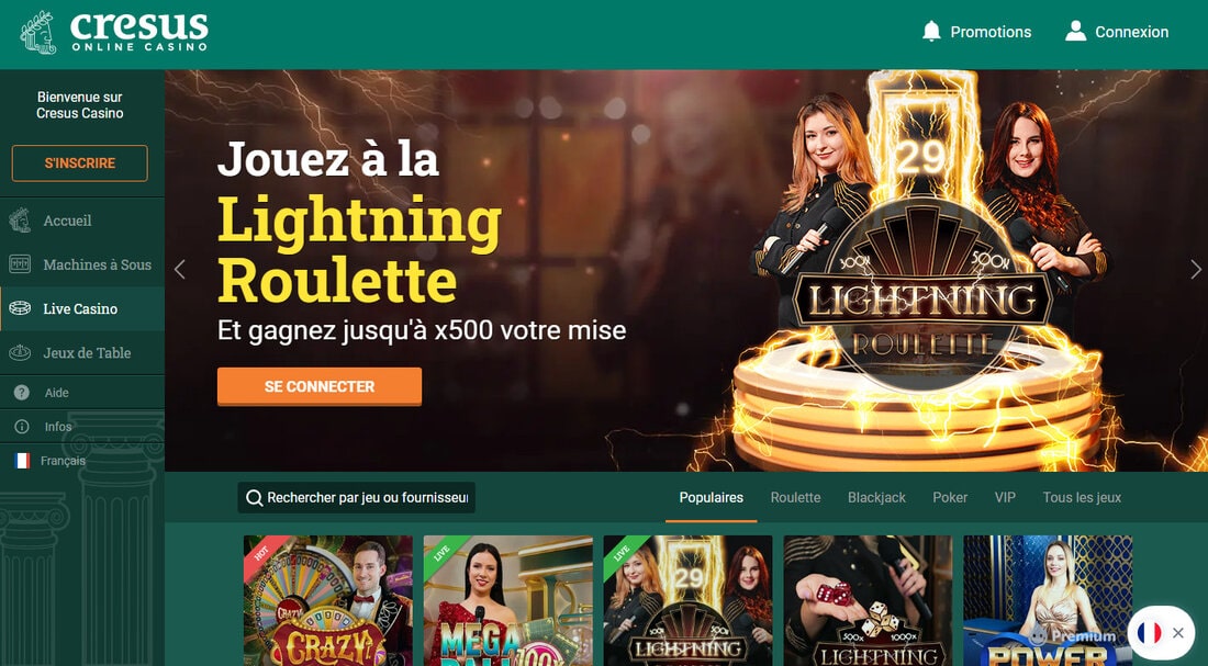 Pourquoi jouer sur Cresus Casino ?